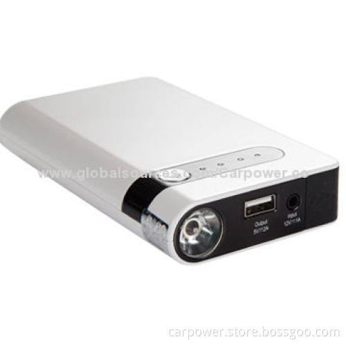 Multifunction car jump starter, starts 12V vehicle, 9000mA power, fit for mobiles/digital devices